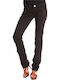 Phard Damen Stoff Hose Schwarz