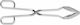 Triangle Tongs Salad of Stainless Steel 28cm
