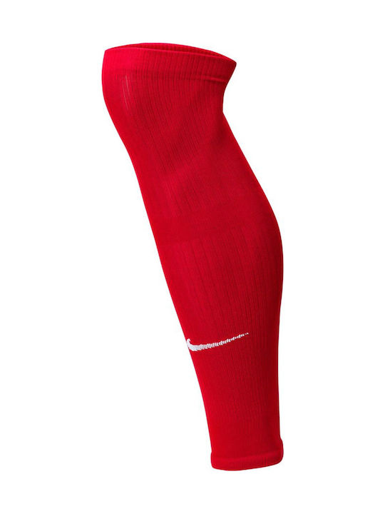 Nike Squad Leg Sleeves για Επικαλαμίδες Ποδοσφαίρου Κόκκινα