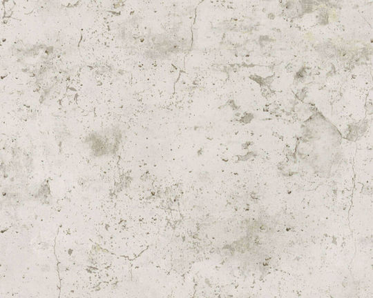 Wall Wallpaper New Walls Vinyl Gray 1000x53cm Washable