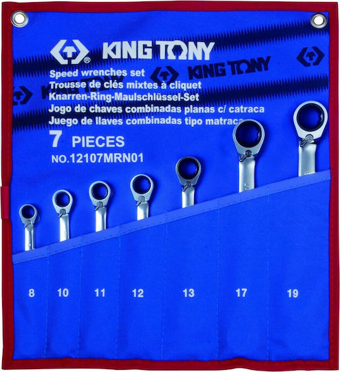 King Tony German Polygon Set with Size from 10mm to 19mm 7pcs