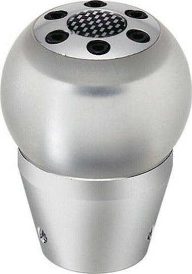 Lampa mit LED-Licht Gear Lite Schaltknauf mit LED-Beleuchtungsfunktion 12V Universal Aluminium Silber