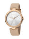 Esprit Louise Γυναικείο Ρολόι 38mm Μπαταρίας με Μπεζ Δερμάτινο Λουράκι