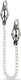 Easytoys Japanese Clover Clamps with Chain Щипки за Зърна в Сребрист Цвят