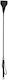 Easytoys Leather Whip Paddle in Schwarz Farbe
