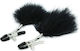 Toyz4lovers Nipple Clamps with Feather