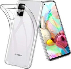 Silicone Back Cover Transparent (Galaxy A71)