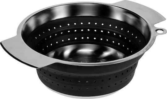 Rosle Σουρωτήρι Κουζίνας Πλαστικό Black 24x24cm