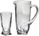 Click Glass Jug with Glasses Transparent 700ml 7pcs