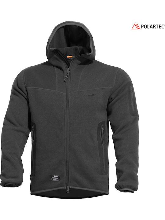 Pentagon Falcon Jagdjacke Vlies Schwarz