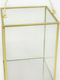 Faitakis Pack Kerzenhalter geeignet für Teelichter Metall Gold 12x12x16cm 1Stück