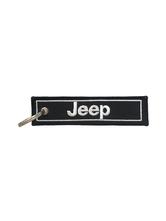 Keychain Jeep Fabric Black