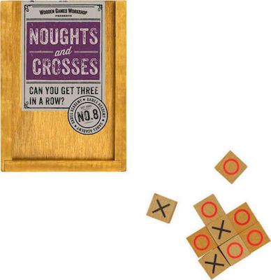 Professor Puzzle Noughts Crosses Can you Get Three in a Row? Wooden Riddle for 6+ Years GA-8