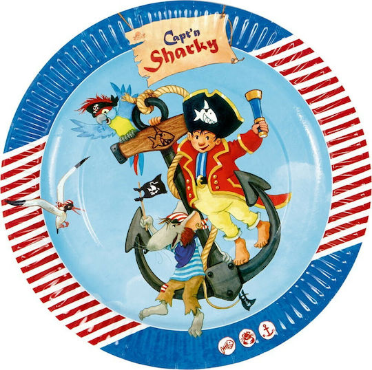 Die Spiegelburg Sharky Party Plate 8 Pieces