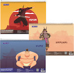 Metron Drawing Pad Japan 21x29 cm 40 sheets (Various Designs) A4 21x29.7cm 40 Sheets