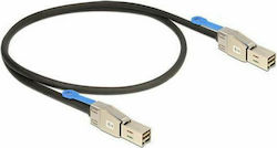 DeLock Mini SAS - Mini SAS Cable 2m Μαύρο (83395)