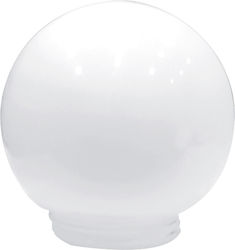 Eurolamp Γυαλί Γλόμπου Οπάλ Φ16 Αρματούρας σε Λευκό Χρώμα 153-65999