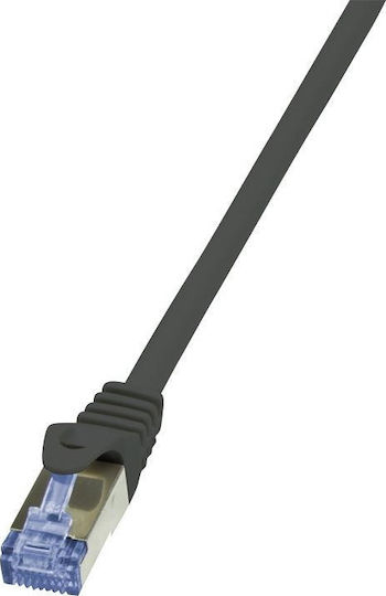 LogiLink S/FTP Cat.7 (10Gbps) Καλώδιο Δικτύου Ethernet 50m Μαύρο