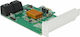 DeLock Карта PCIe с 4 порта SATA