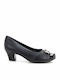 Piccadilly Pumps mit Chunky mittelhohem Absatz Schwarz