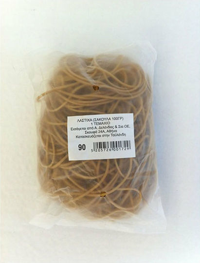 Describo În Pungă Cauciuc 90x150mm 100gr Benzi de cauciuc pentru ambalare cu diametru 90mm Maro 100gr