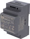 Mean Well Τροφοδοτικό Ράγας με Έξοδο 24V και Ισχύ 60W 2.5A