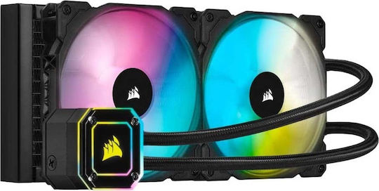 Corsair iCUE H115i Elite Capellix CPU Water Cooling Dual Fan 140mm for Socket AM4/AM5/1200/115x with RGB Lighting