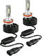 Lampa Lamps Car & Motorcycle Halo Led Serie 4 Fit-Master H11 / H16 / H8 / H9 LED 6500K Cold White 9-32V 50W 2pcs