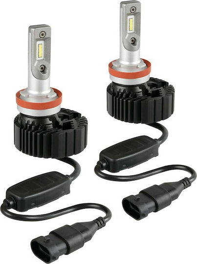 Lampa Lamps Car & Motorcycle Halo Led Serie 4 Fit-Master H11 / H16 / H8 / H9 LED 6500K Cold White 9-32V 50W 2pcs