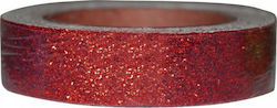 Next Bandă Adezivă Decorativă 1 Bucată Bandă Adezivă Glitter 1,5 cm x 2 m Roșie Next Bandă Adezivă Decorativă 1 Bucată Bandă Adezivă Glitter 1,5 cm x 2 m Roșie
