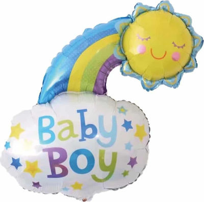 25" Balloon Baby Boy Sun & Cloud