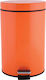 Dimitracas Sydney Metal Pedal Waste Bin 7lt Orange