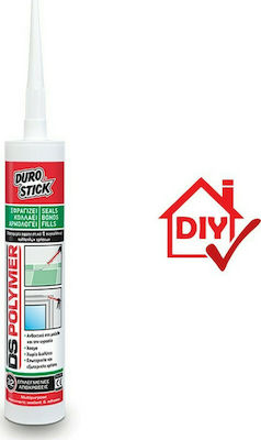 Durostick DS Polymer Silicon Acrilic pentru lemn Alb 340ml ΝΤΣΠ01 1buc