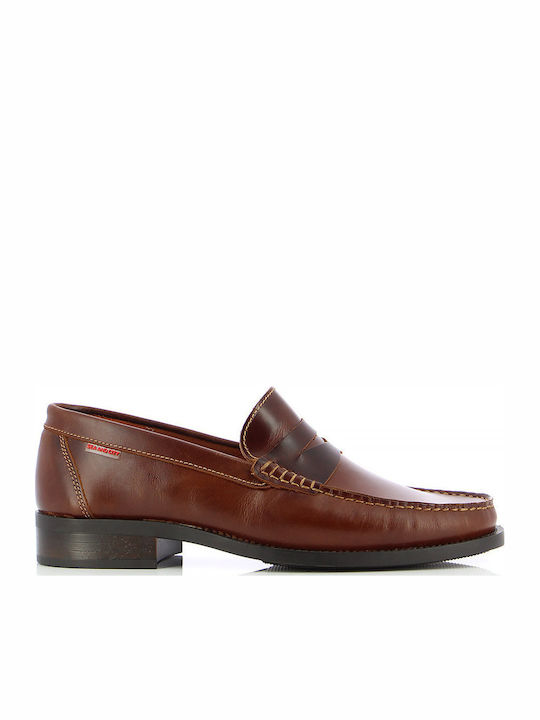Sea & City Δερμάτινα Ανδρικά Loafers σε Καφέ Χρώμα