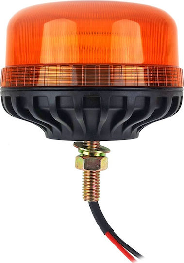 AMiO Far Auto LED 12 / 24V Impermeabil cu Portocaliu Iluminare