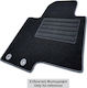Cik Set of Front and Rear Mats 4pcs for Mercedes-Benz A Class Black