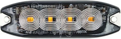 AMiO Μπάρα Σήμανσης Αυτοκινήτου LED 12 / 24V Αδιάβροχη 9cm με Πορτοκαλί Φωτισμό AMiO Μπάρα Σήμανσης Αυτοκινήτου LED 12 / 24V Αδιάβροχη 9cm με Πορτοκαλί Φωτισμό