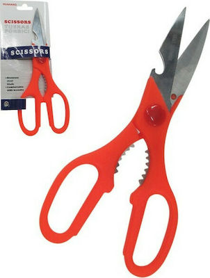 Kitchen Scissor 21cm Red