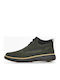 Timberland Cross Mark Piele Verde Ghete barbati