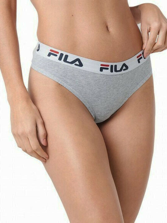 FILA Urban Βαμβακερό Γυναικείο String Γκρι