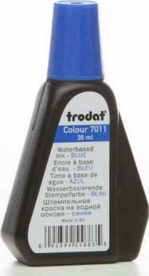 Trodat 7011 Flüssige Tinte für Stempelkissen Stempel Blau Stempelfarbe Blau