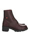 Robinson Leather Women's Ankle Boots Burgundy