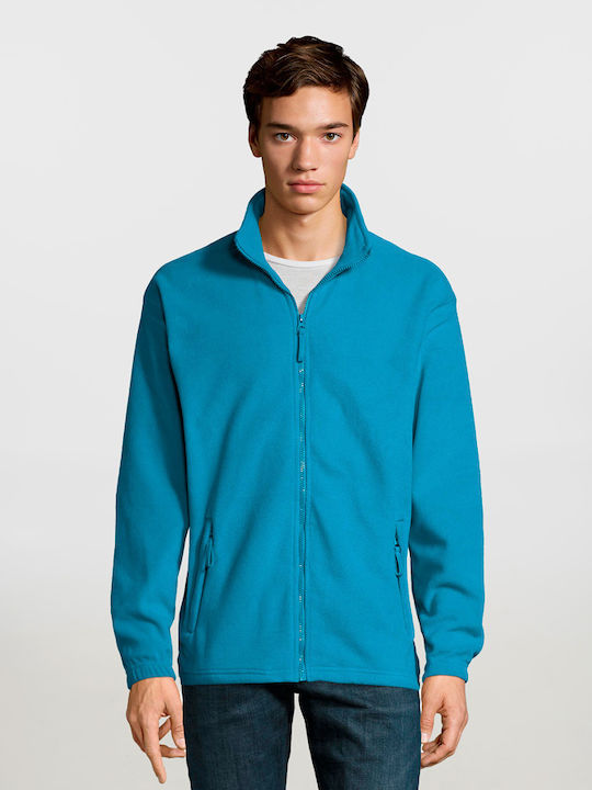 Sol's North Men's Long Sleeve Promotional Blouse Turquoise 55000-321