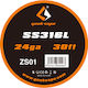 Geek Vape Wire for D.I.Y. E-Cigarette SS316L 24ga 10m 1pcs