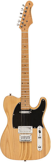 Stagg Set Plus Electric Guitar Telecaster with SH Pickup Configuration Natural