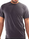Men's Undershirt Short-sleeved in Gray Color