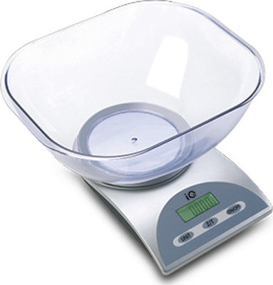 IQ Digital Kitchen Scale 1gr/5kg Gray