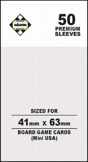 Kaissa Card Sleeves Mini American Size 50τμχ Clear