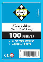 Kaissa Game Accessory 100 Card Sleeves Size Small 59x86mm KA112233