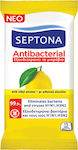 Septona Antibacterial Lemon 15τμχ